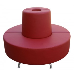 Диванчик круглый для кафе Диаметр:1500мм Цена