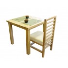 Стол "Классик" 800*800, стул "Лидер" Стол "Классик" 800 х 800